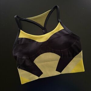 Stella McCartney adidas Black and Yellow Sports Bra